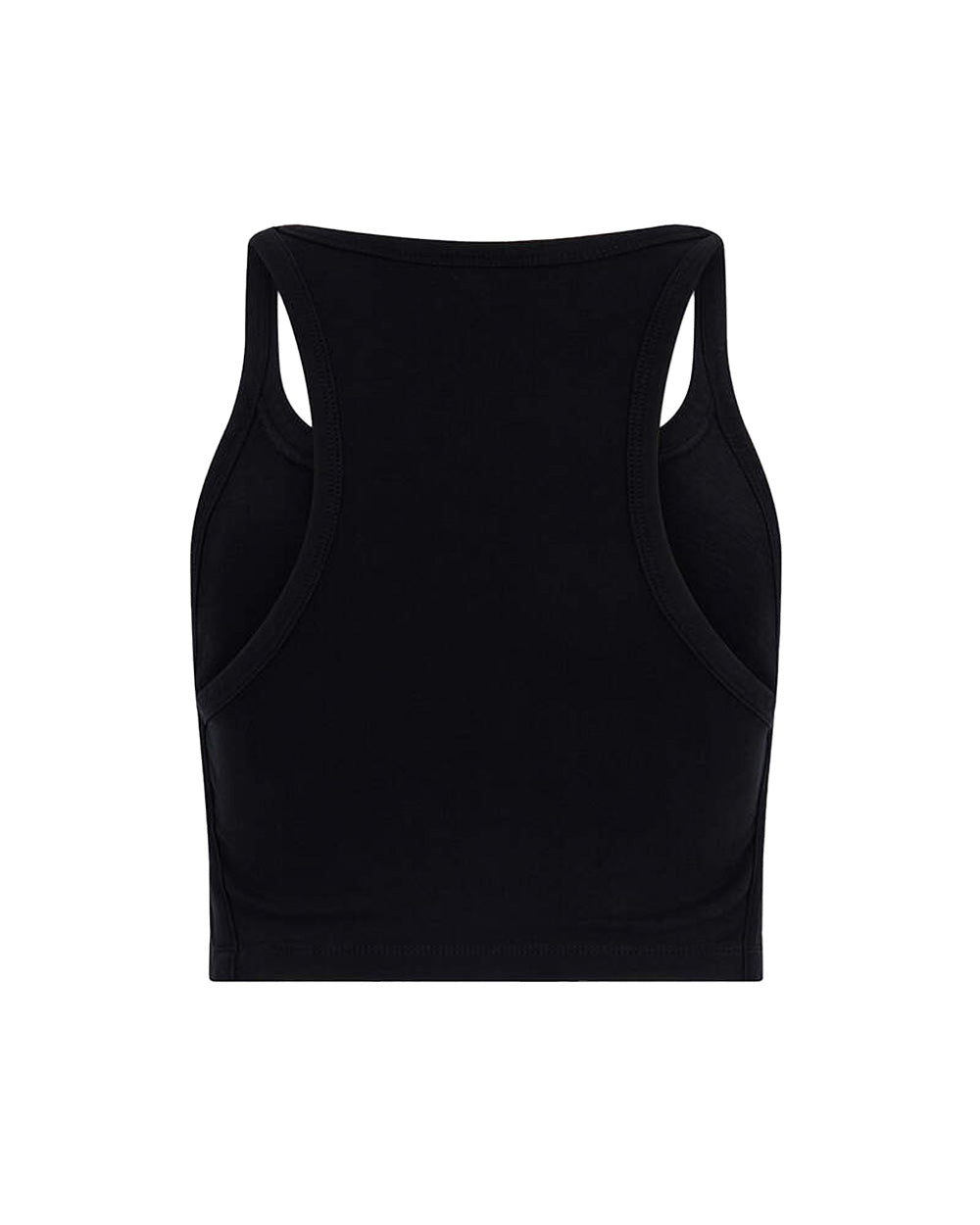 DSQUARED2 Top DSQUARED2 donna S75NL0053D20102 Nero logo ricamato cotone scollo rotondo S75NL0053D20102 900 