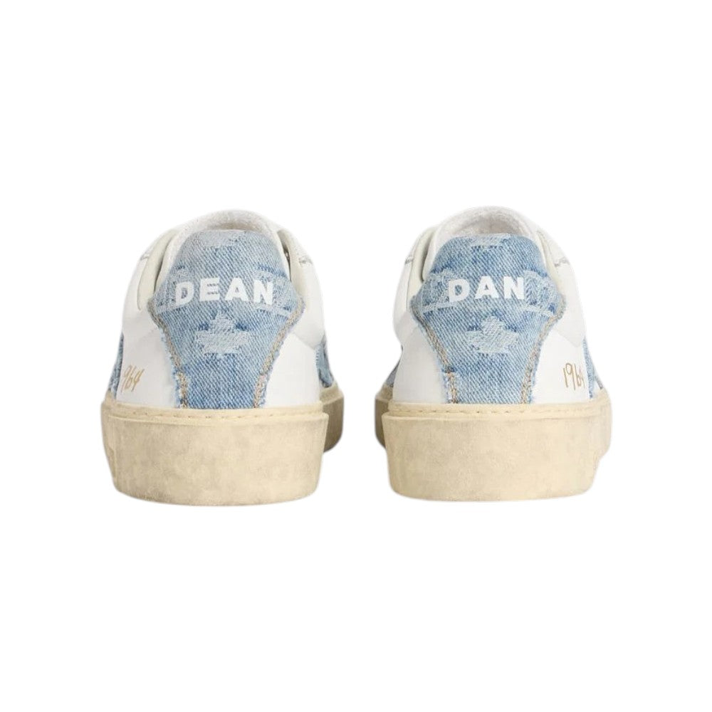 DSQUARED2 Sneakers DSQUARED2 uomo SNM047111508754M4238 Denim Bianco SNM047111508754 M4238 