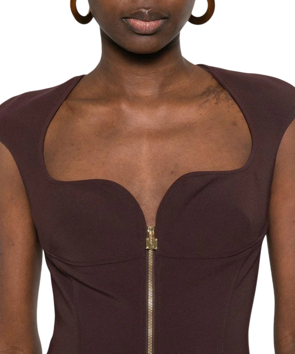ELISABETTA FRANCHI Abito Elisabetta Franchi donna AB90061E2644 The Club Cacao<BR/> AB90061E2 644 
