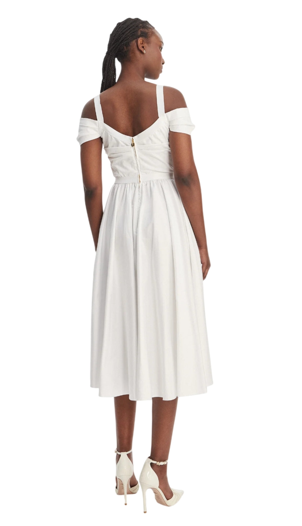 ELISABETTA FRANCHI Abito Elisabetta Franchi donna AB92161E2100 Daily Bianco<BR/> AB92161E2 100 