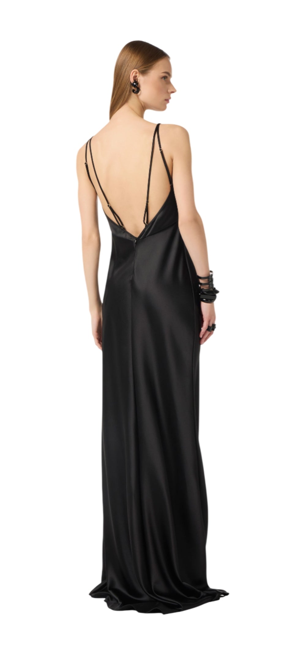 ELISABETTA FRANCHI Abito Elisabetta Franchi donna ABR3362E2110 Red Carpet Nero<BR/> ABR3362E2 110 