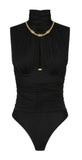 Elisabetta Franchi women's bodysuit BO01661E2110 The Club Black