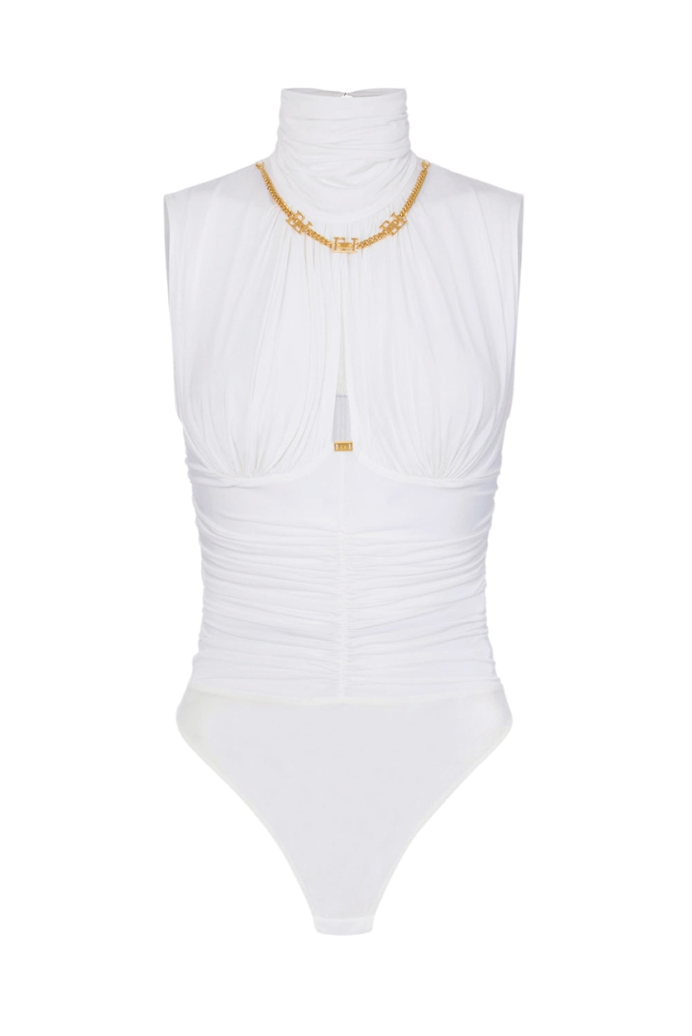 ELISABETTA FRANCHI Body Elisabetta Franchi donna BO01661E2360 Continuativa Avorio<BR/> BO01661E2 360 