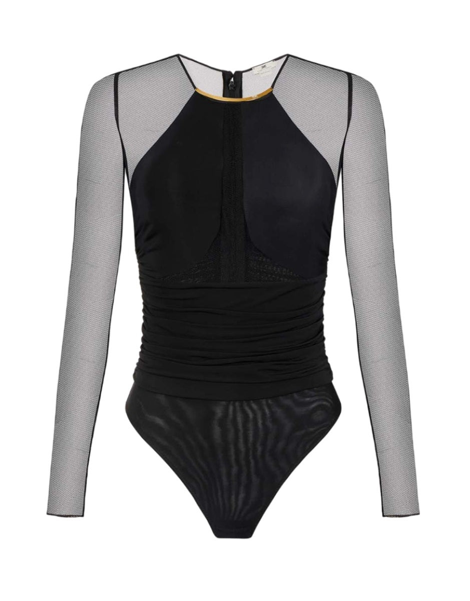 ELISABETTA FRANCHI Body Elisabetta Franchi donna BO03062E2110 The Club Nero<BR/><BR/> BO03062E2 110 