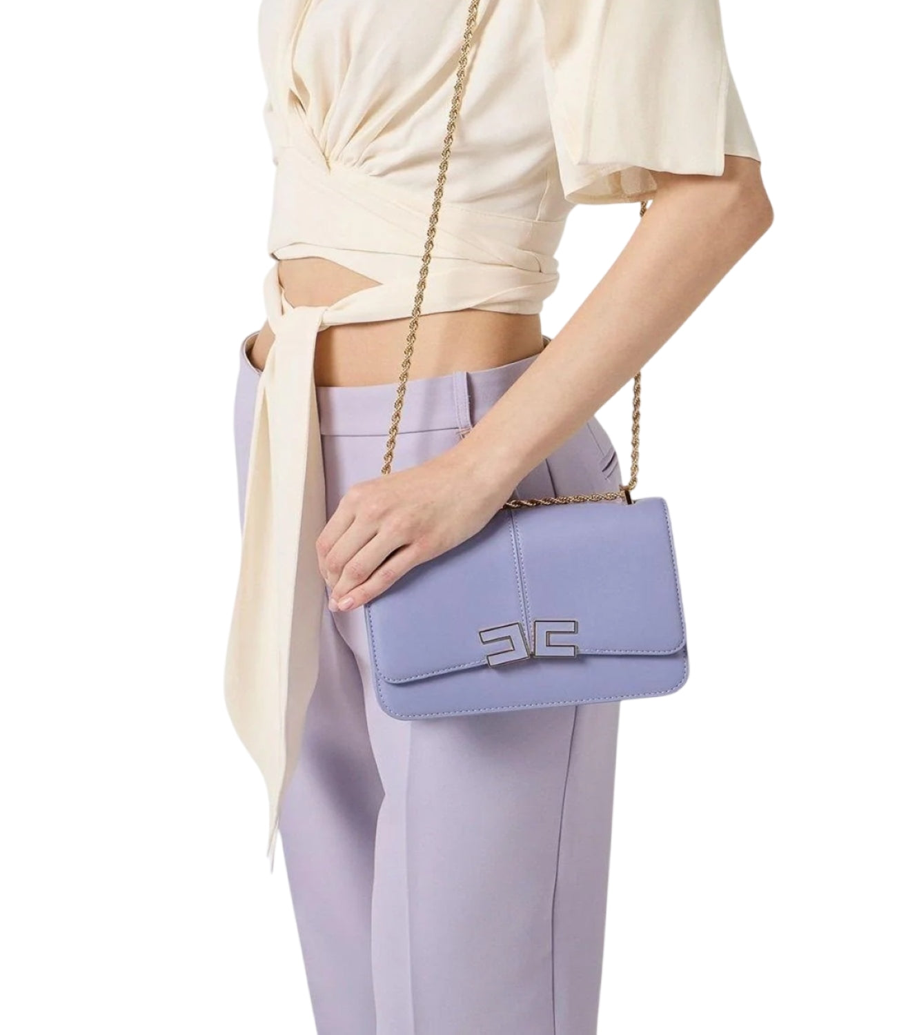 ELISABETTA FRANCHI Borsa donna Elisabetta Franchi BS91A61E2EV7 Lilla<BR/> BS91A61E2 EV7 