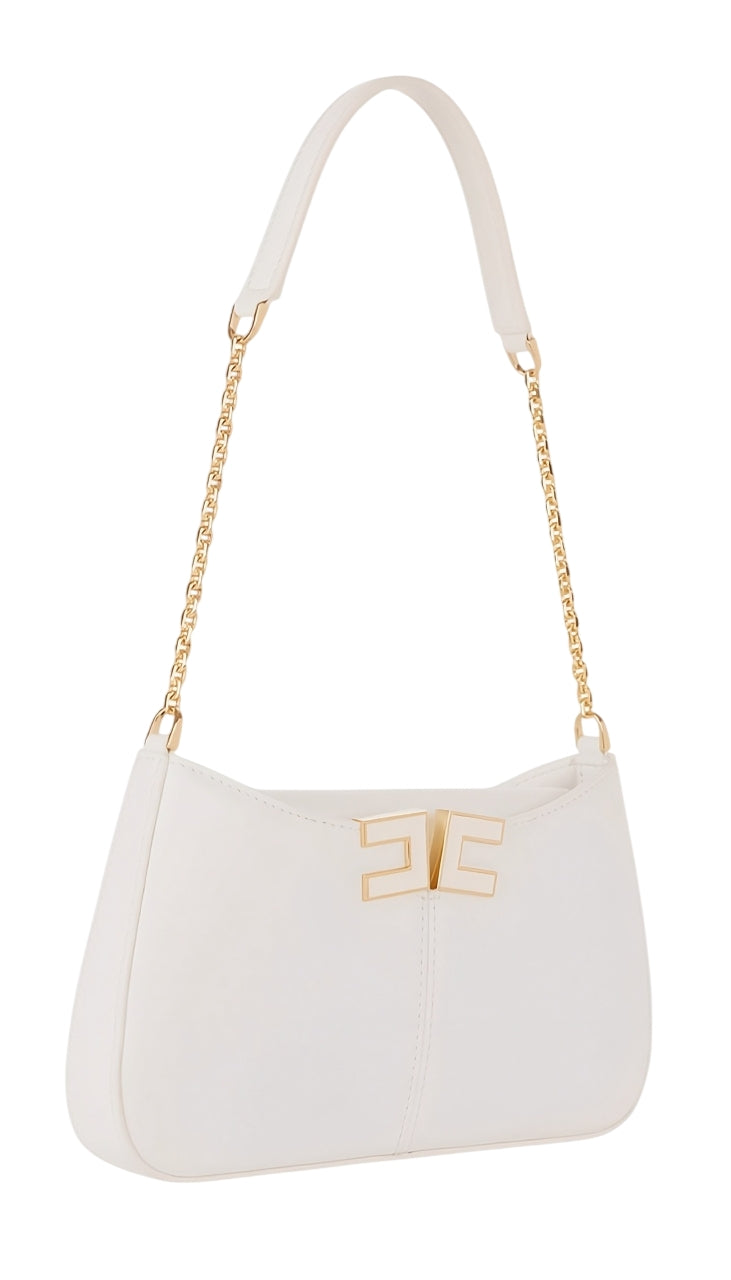 ELISABETTA FRANCHI Borsa donna Elisabetta Franchi BS93A61E2360 a spalla Avorio<BR/> BS93A61E2 360 
