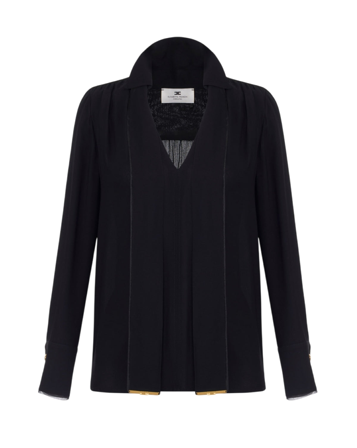 ELISABETTA FRANCHI Camicia Elisabetta Franchi donna CA14661E2110 Nero<BR/> CA14661E2 110 