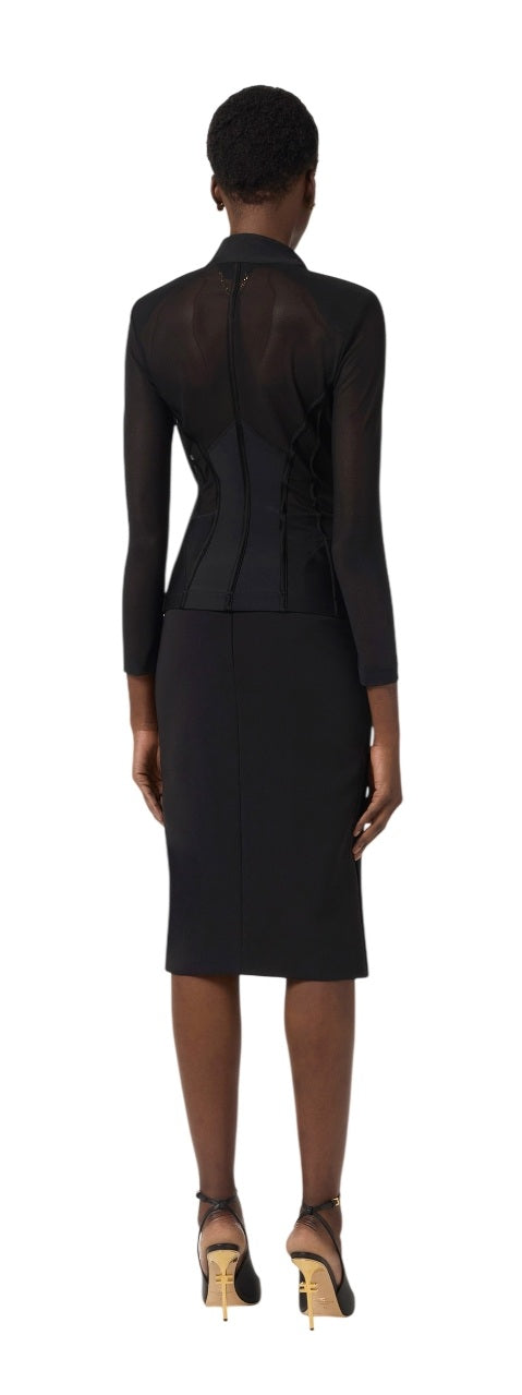ELISABETTA FRANCHI Giacca Elisabetta Franchi donna GI16762E2110 Bustier Nero<BR/> GI16762E2 110 