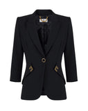 Elisabetta Franchi Women's Jacket GI21561E2110 Black