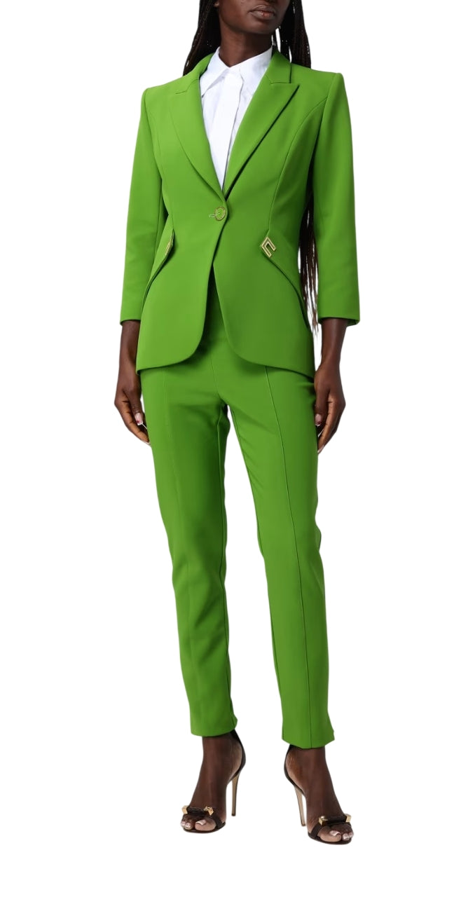 ELISABETTA FRANCHI Giacca Elisabetta Franchi donna GI21561E2EV3 Aloe <BR/> GI21561E2 EV3 