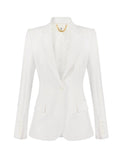 Elisabetta Franchi Women's Jacket GI21661E2360 Ivory