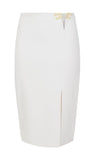 Elisabetta Franchi Women's Skirt GO14761E2360 Iconic White
