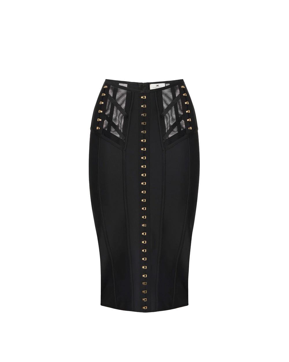 ELISABETTA FRANCHI Gonna ELISABETTA FRANCHI donna GO17962E2 Nera bustier bielastico tulle ganci aderente GO17962E2 110 