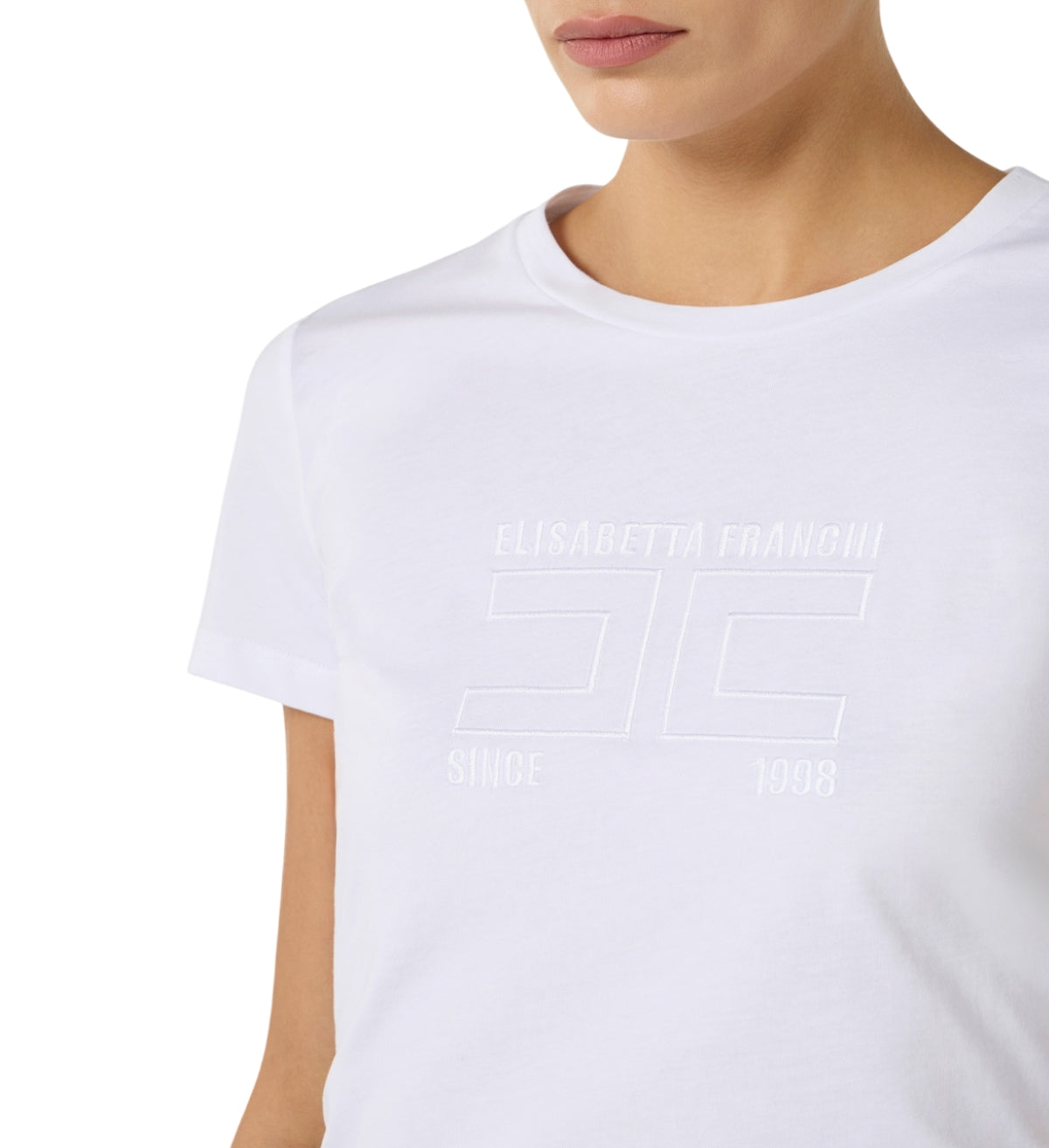 ELISABETTA FRANCHI Maglia Elisabetta Franchi donna MA71G61E2270 Gesso<BR/> MA71G61E2 270 