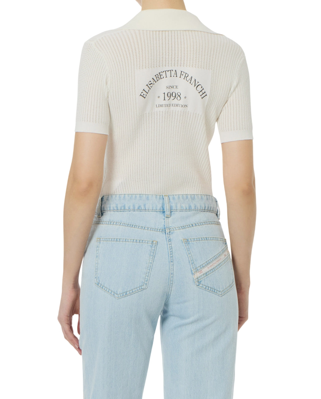 ELISABETTA FRANCHI Maglia Elisabetta Franchi donna MK74Q61E2360 Avorio<BR/><BR/> MK74Q61E2 360 