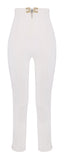 Pantalone Elisabetta Franchi donna PA16361E2360 Main Collection Avorio