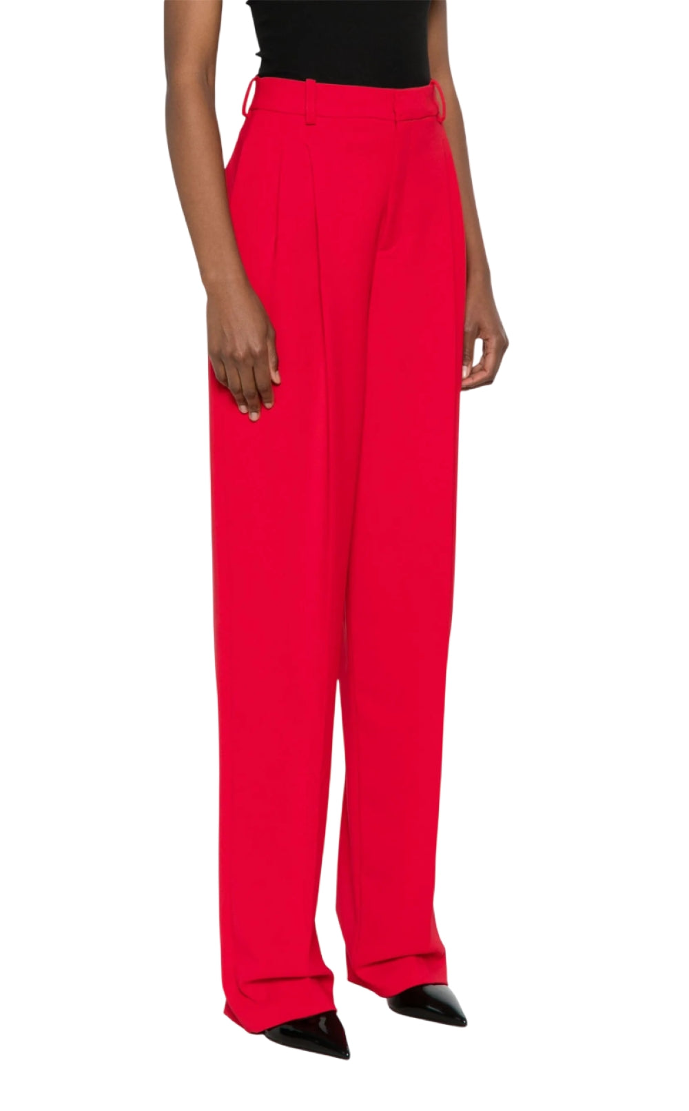 ELISABETTA FRANCHI Pantalone Elisabetta Franchi donna PA16761E2H85 Essential Collection Lacca Rosso<BR/> PA16761E2 H85 