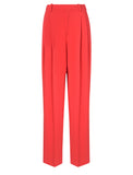 Pantalone Elisabetta Franchi donna PA16761E2H85 Essential Collection Lacca Rosso
