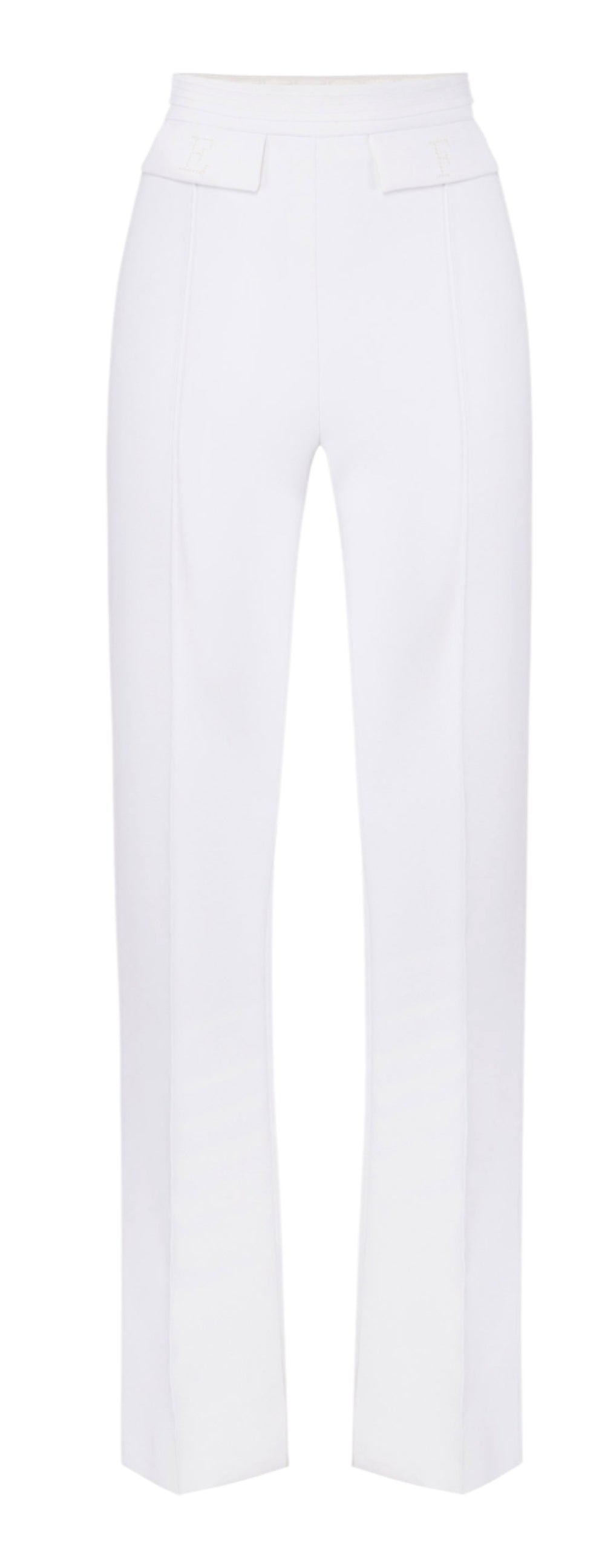 ELISABETTA FRANCHI Pantalone Elisabetta Franchi donna PA17161E2360 Essential Collection Avorio<BR/> PA17161E2 360 