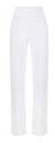 Elisabetta Franchi Women's Trousers PA17161E2360 Essential Collection Ivory