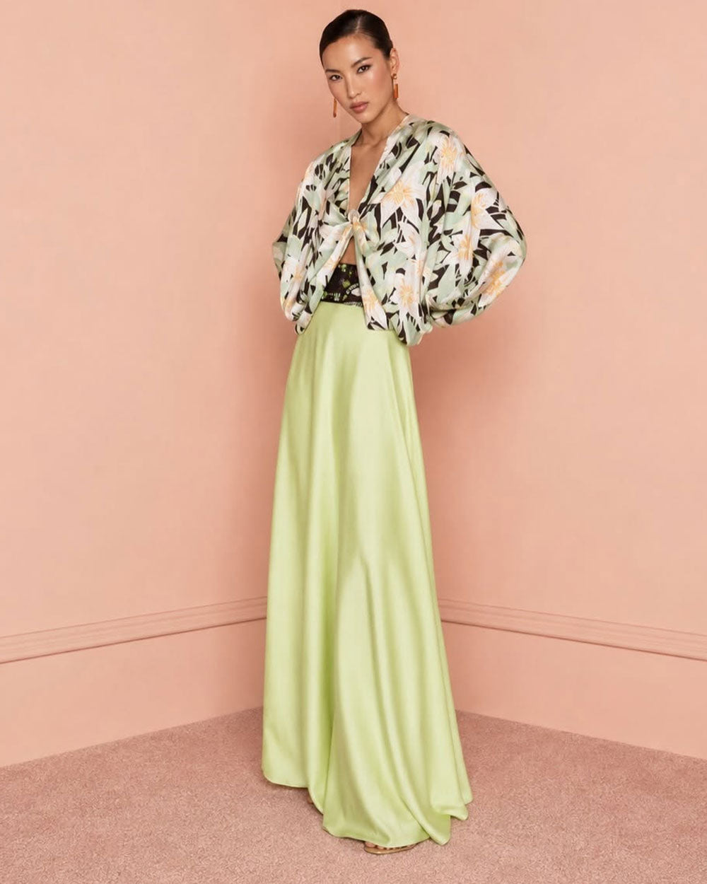 GIADA CURTI Gonna Giada Curti donna GSU225 verde GSU225 S73 