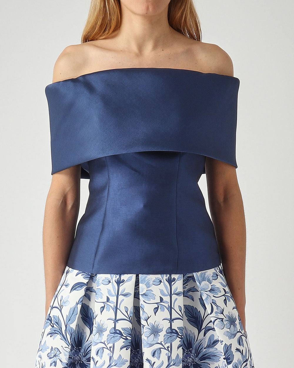 GIADA CURTI Top Giada Curti donna TR195M99 blu TR195 M99 