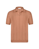 Polo GRAN SASSO uomo 5719120660 Marrone skipper lavorazione a coste cottone