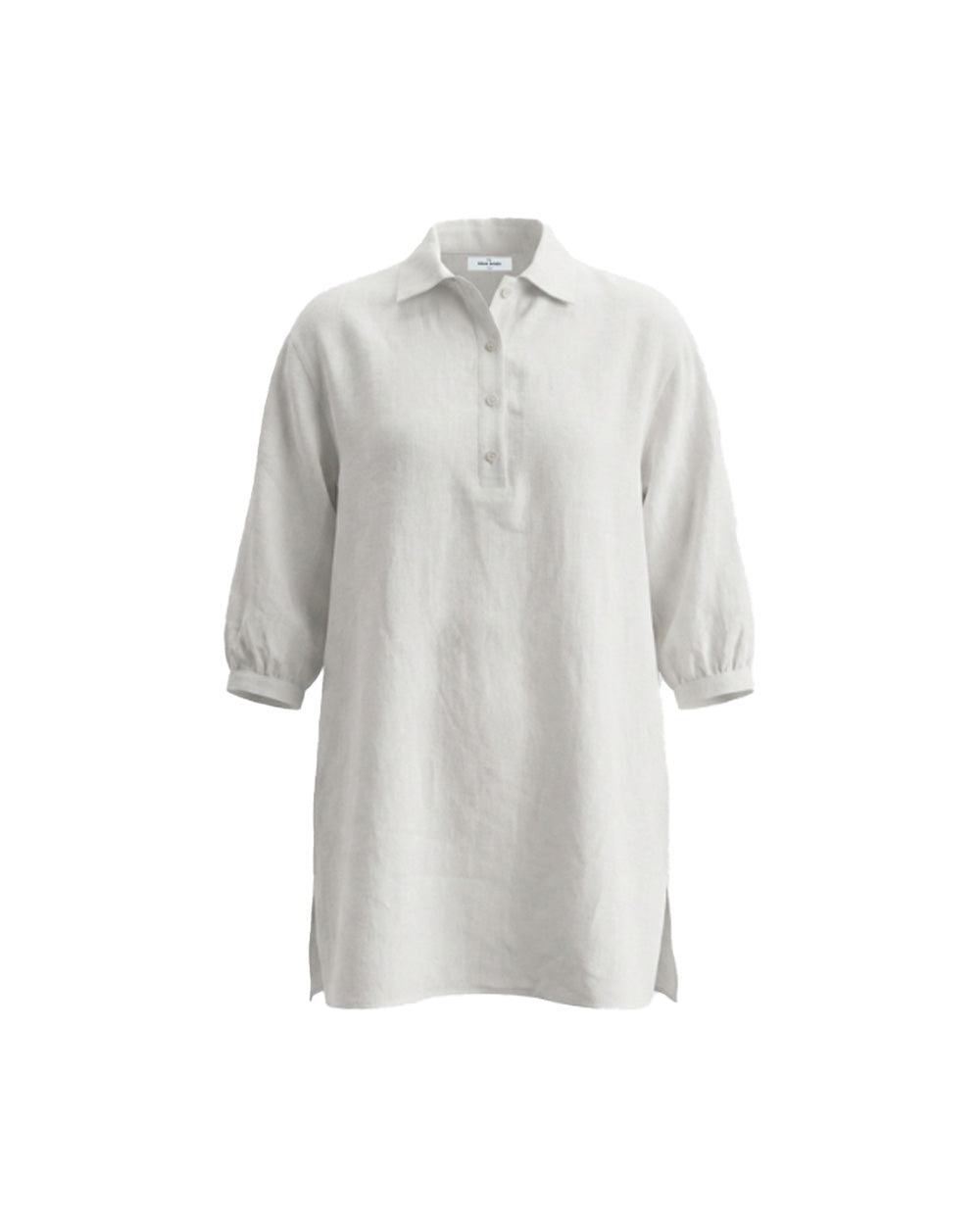 GRAN SASSO Camicia GRAN SASSO donna 6128650000 Bianca lino spacchi laterali bottoni 6128650000 001 