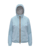 K-WAY women's jacket K21346W LIL 2.0 STRETCH DOT light blue waterproof windproof water-repellent breathable