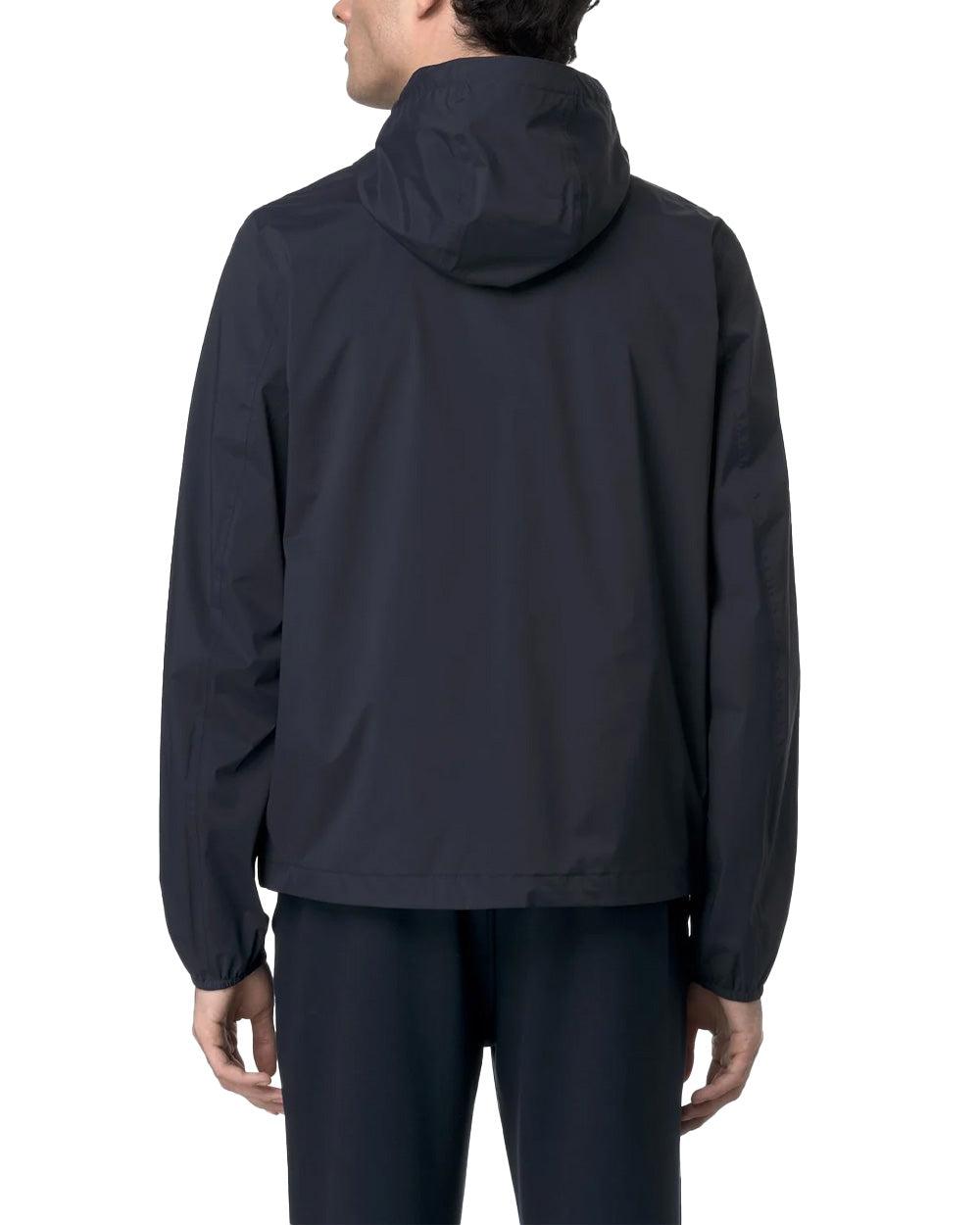 K-WAY Giubbino K-WAY uomo K3123UW JACK STRETCH NYLON JERSEY Blu impermeabile antivento cappuccio zip K3123UW K89 