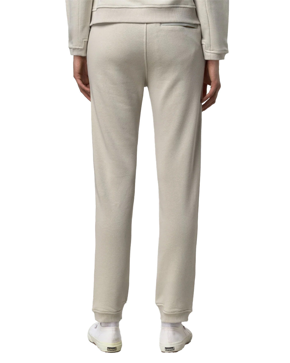 K-WAY Pantalone K-WAY donna K3134EW PHILBERT POLY COTTON Beige coulisse costine tasche logo K3134EW 634 