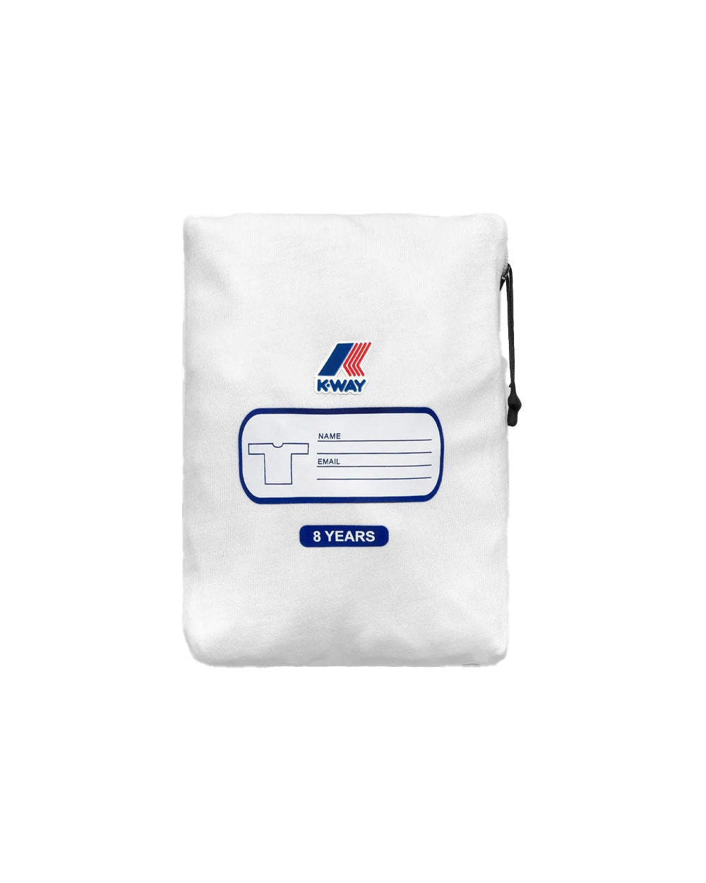 K-WAY T-shirt K-WAY bambino K3148NW P. LEONIDE COLORFUL SQUARE Bianca girocollo maniche corte stampa grafica K3148NW 001 