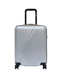Trolley K-WAY unisex K4125ZW EUDOXIE LOGO Grigio rigido tasca ruote girevoli