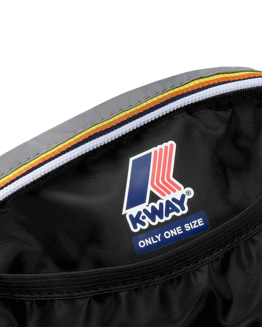 K-WAY Pochette K-WAY unisex K4133GW BLAIR Grigio tasca gros grain logo K4133GW 411 