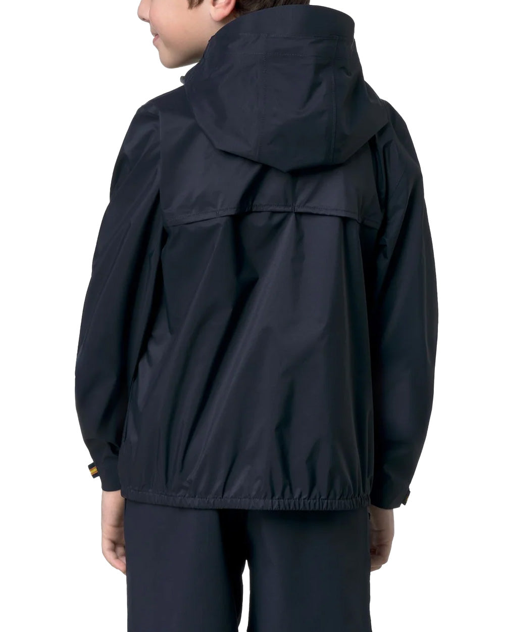 K-WAY Giubbino K-WAY bambino K41345WR P. CHARMAIN TRAVEL Blu impermeabile idrorepellente antivento cappuccio K41345WR K89 