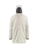 Giubbino K-WAY uomo K5126SW TOMMY BONDED JERSEY Beige cappuccio zip tasche logo fitting regolare