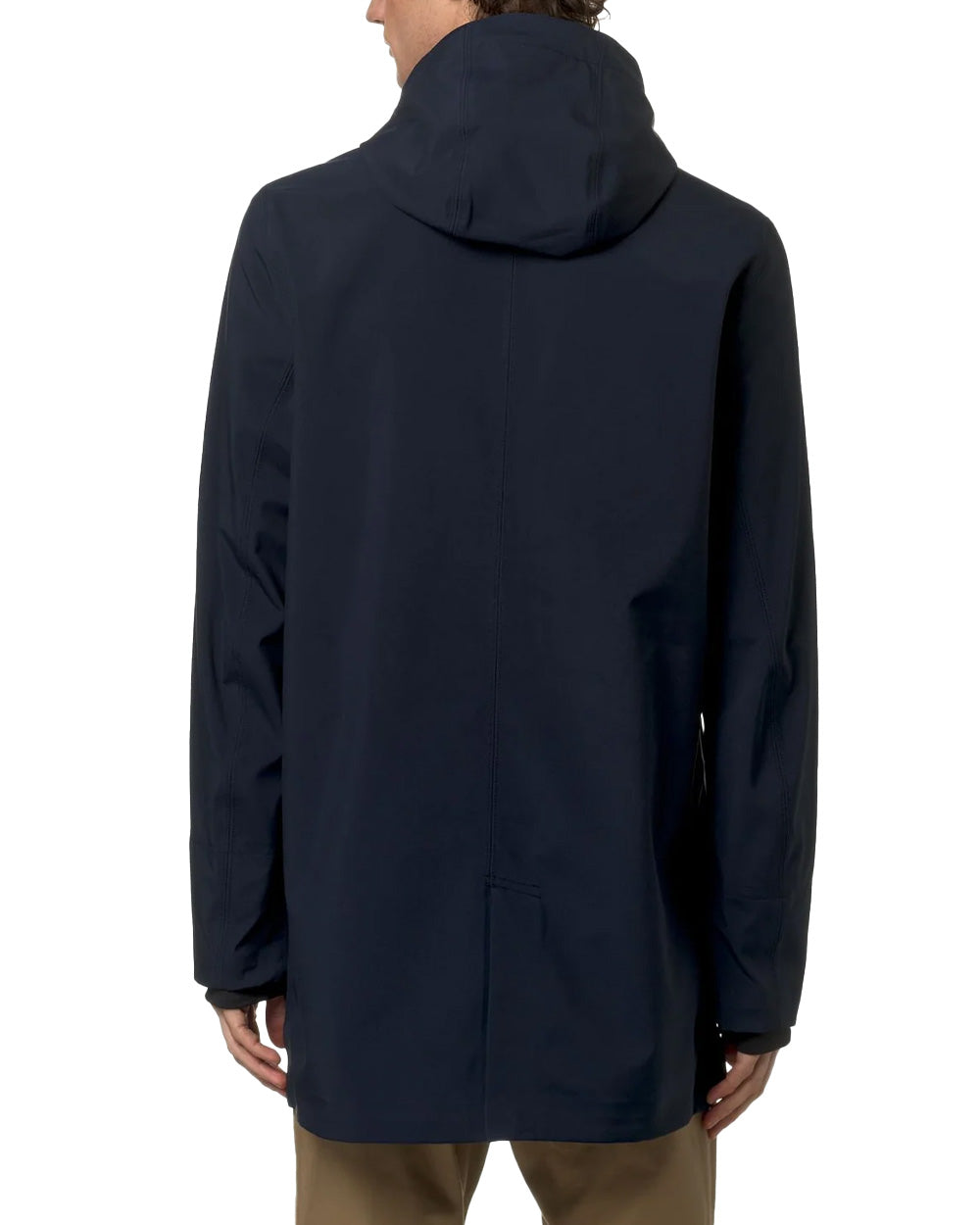 K-WAY Giubbino K-WAY uomo K5126SW TOMMY BONDED JERSEY Blu cappuccio zip tasche logo fitting regolare K5126SW K89 
