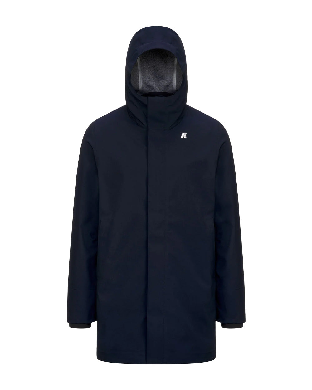 K-WAY Giubbino K-WAY uomo K5126SW TOMMY BONDED JERSEY Blu cappuccio zip tasche logo fitting regolare K5126SW K89 