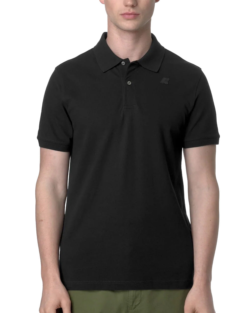 K-WAY Polo K-WAY uomo K5127BW AMEDEE PIQUE SLIM Nera K5127BW USY 