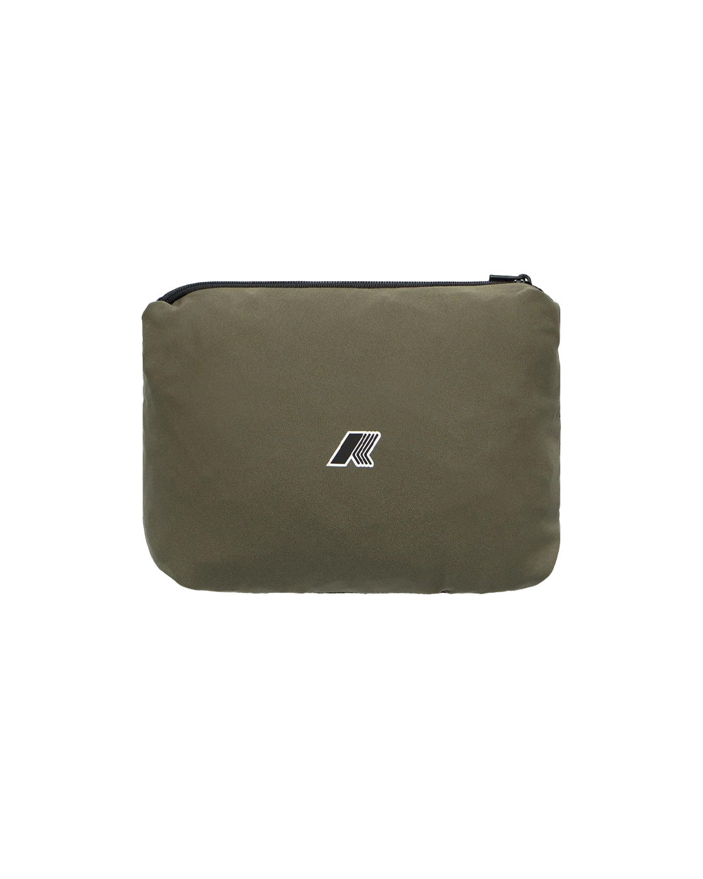 K-WAY Felpa K-WAY donna K5138FW JOURNEER TRAVEL Verde cappuccio coulisse zip tasche logo K5138FW V15 