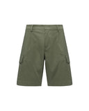 Bermuda K-WAY uomo K6133NW SERJE TWILL TECH Verde cargo cotone tasche