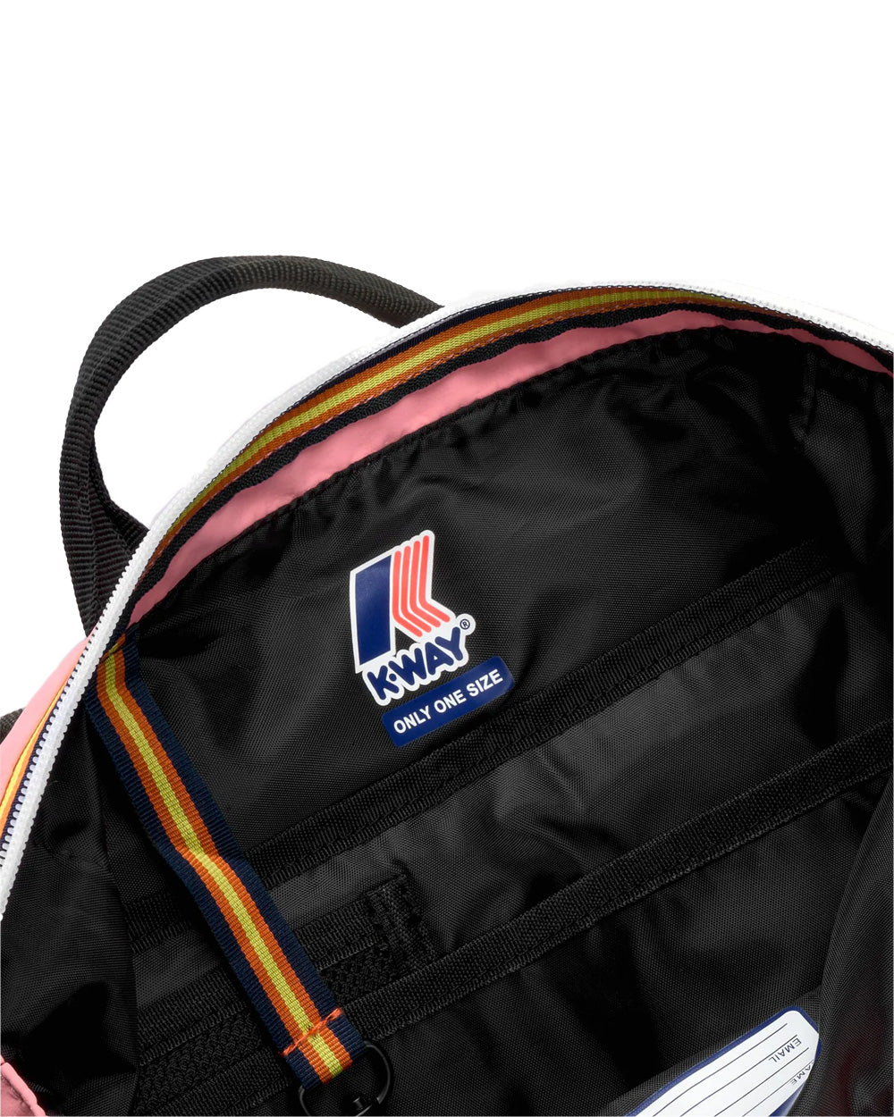 K-WAY Zaino K-WAY donna K7118HW MAIZY Rosa impermeabile idrorepellemnte antivento tasca logo K7118HW Q28 