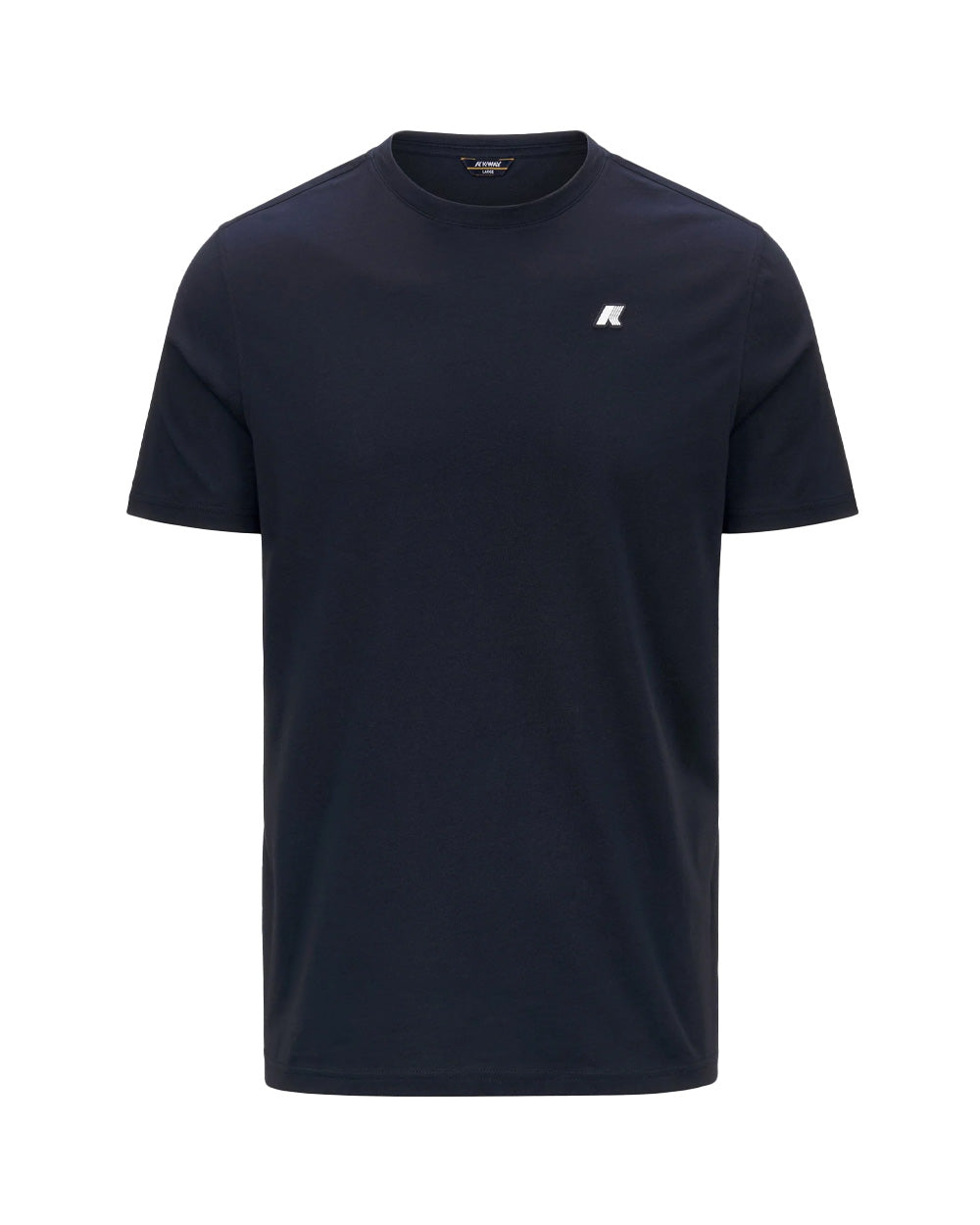 K-WAY T-shirt K-WAY uomo K7125UW ODOM JERSEY SLIM Blu logo silicone maniche corte cotone K7125UW K89 
