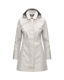 Giubbino K-WAY donna K7127JW MATHY BONDED JERSEY Beige chiusura zip fitting slim logo