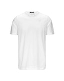 T-shirt K-WAY uomo K71349W ADAME LIGHT STRETCH JERSEY Bianca fitting slim logo cotone