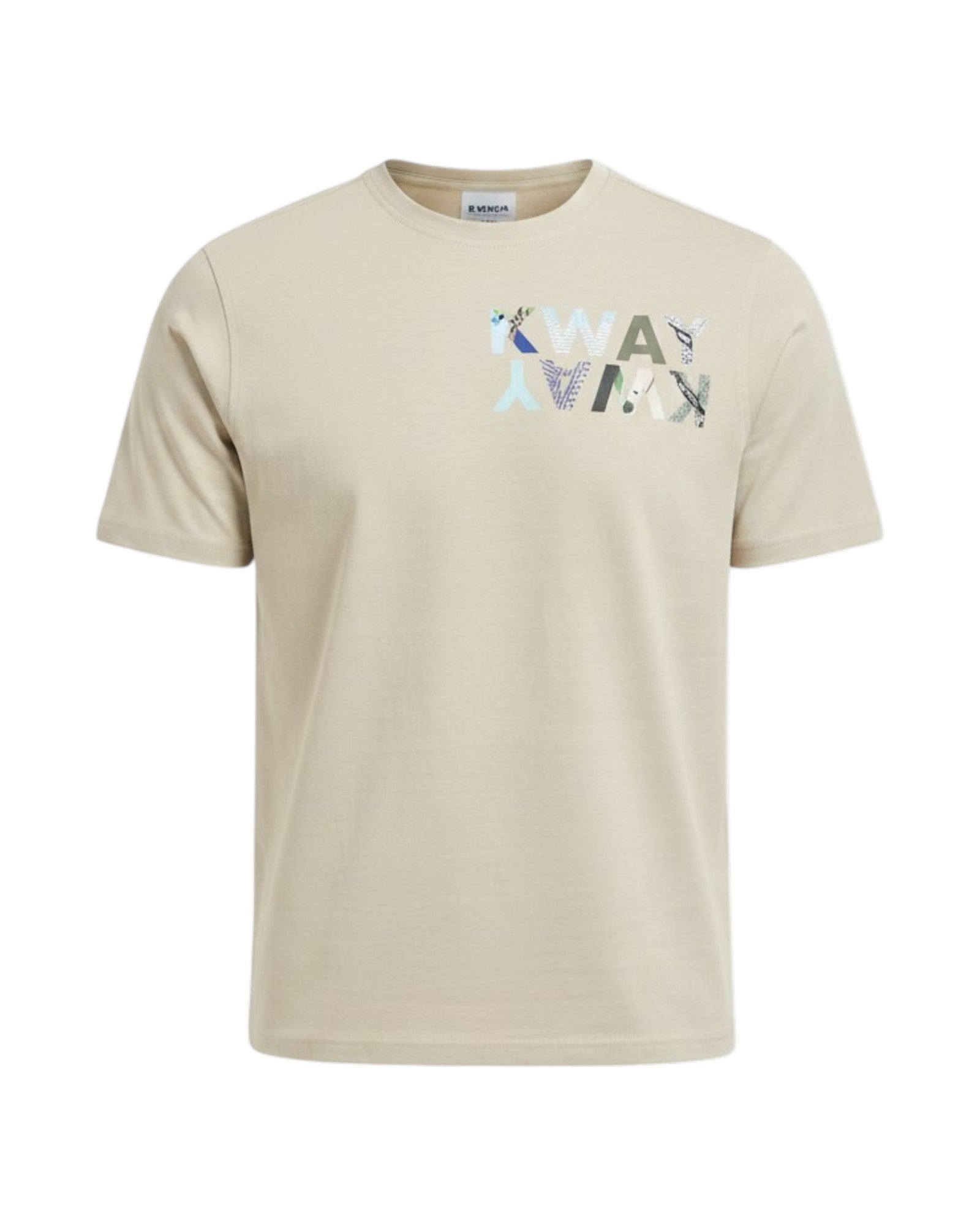 K-WAY T-shirt K-WAY uomo K71354W 634 Beige K71354W 634 