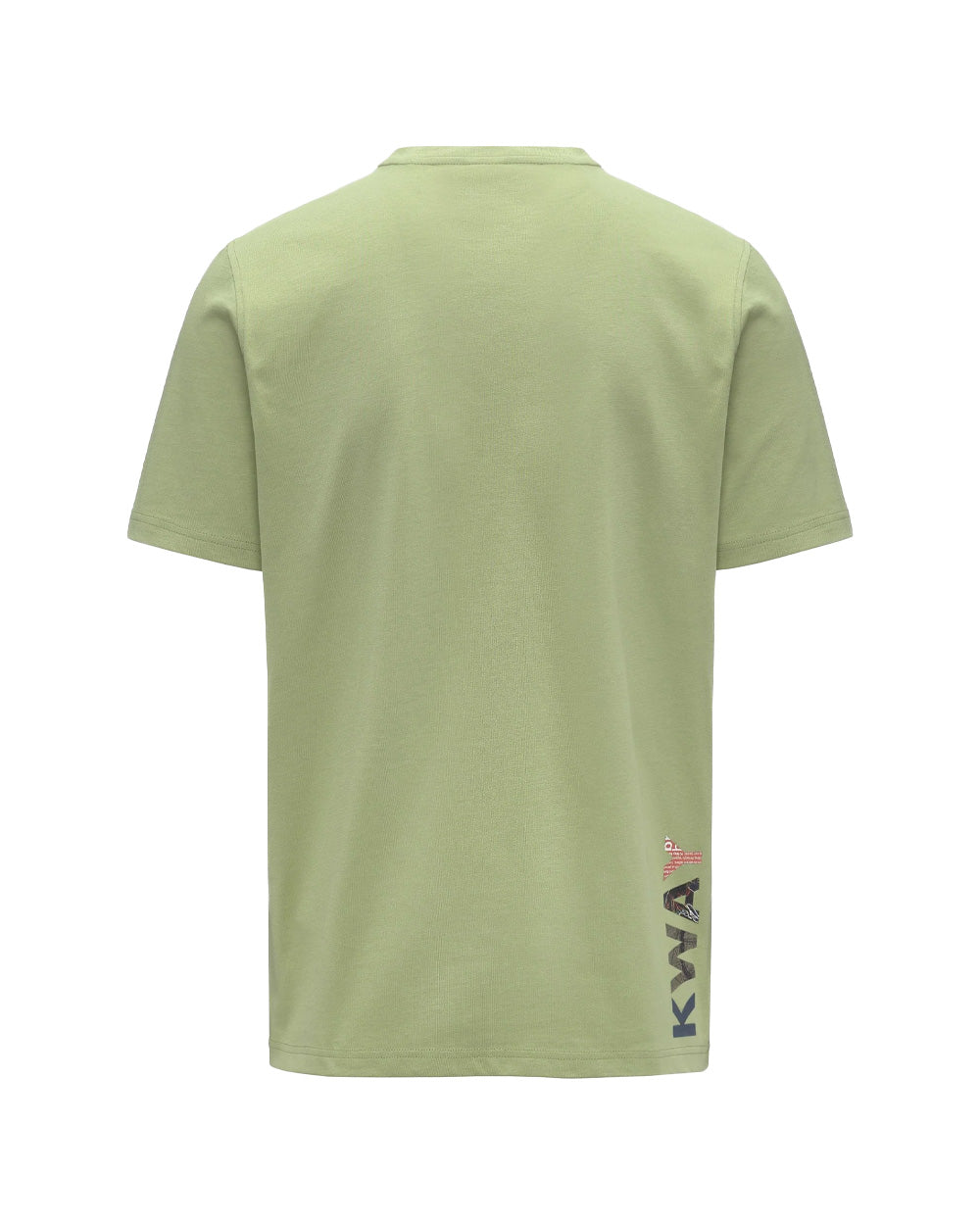 K-WAY T-shirt K-WAY uomo K71354W ODOM SLIM JERSEY KWAY LETTERING Lime jersey cotone girocollo slim K71354W T70 