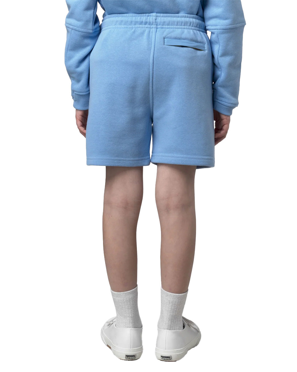 K-WAY Bermuda K-WAY bambino K71434W P. DORIAN PC Cielo coulisse tasche zip logo K71434W 356 