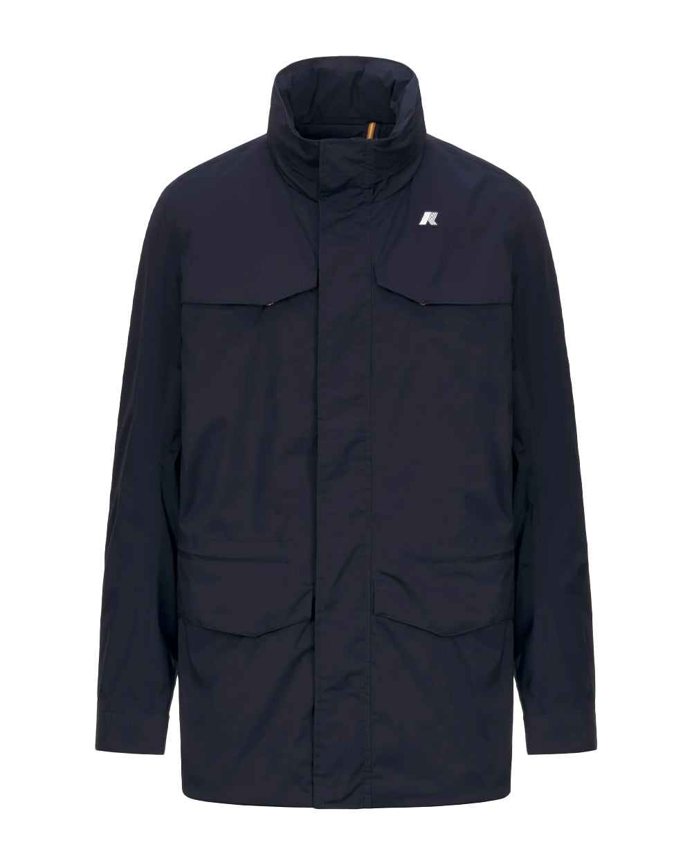 K-WAY Giubbino K-WAY uomo K8135HW MANUEL STRETCH Blu cappuccio chiusura zip vita regolabile K8135HW K89 