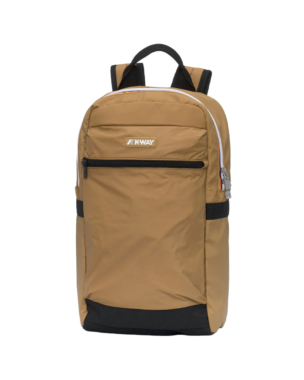 K-WAY Zaino K-WAY unisex K8148CW MID LAON Marrone idroreppellente spallacci tasca logo K8148CW V04 